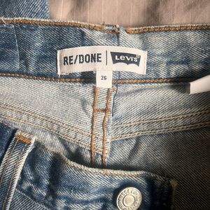 Re/Done Levi's Light Blue Denim Jeans